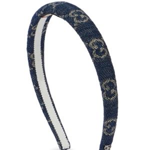 Authentic Gucci GG Denim Headband
